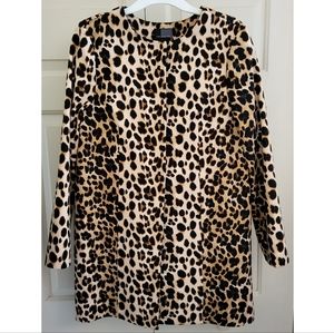 The Limited leopard print coat, size medium